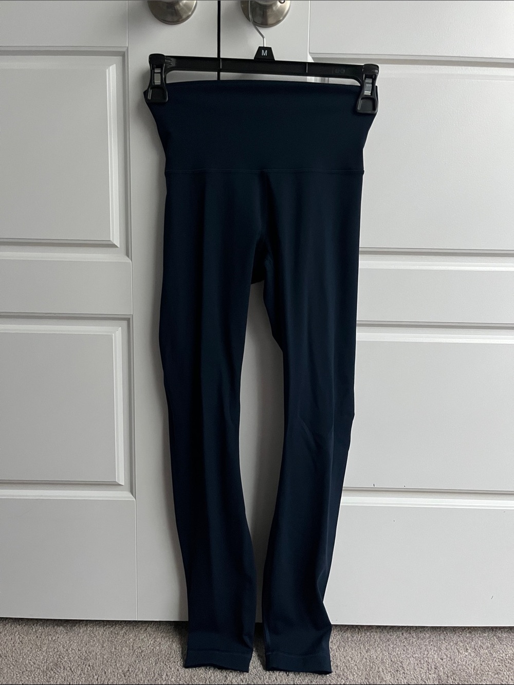 Lululemon High-Waist Solid Navy Leggings
